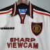 Manchester United 98/99 Away White Soccer Jersey